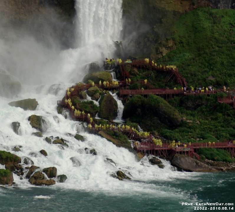 22022CrLe c - Beth - My 100th birthday party - Niagara Falls - Daytime walk by the Falls